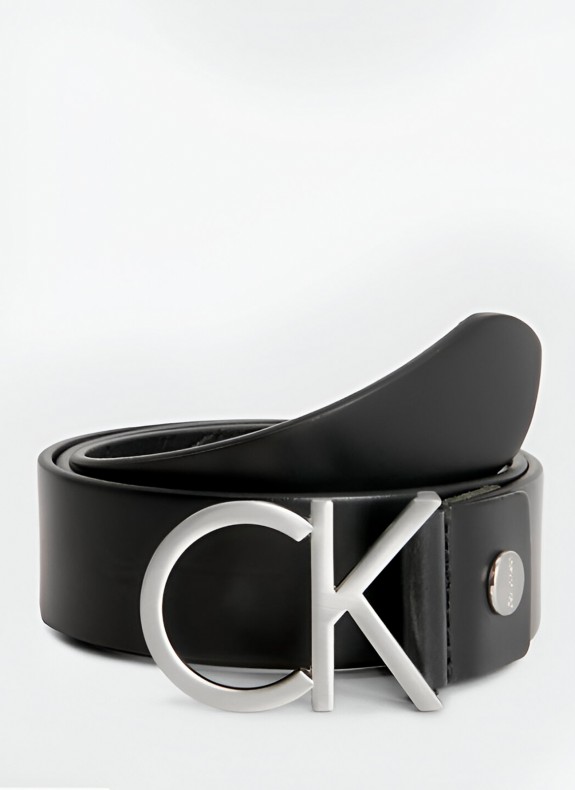 CK Adj.Logo Belt preto