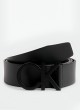Cinturón Calvin Klein CK Buckle Belt Black negro