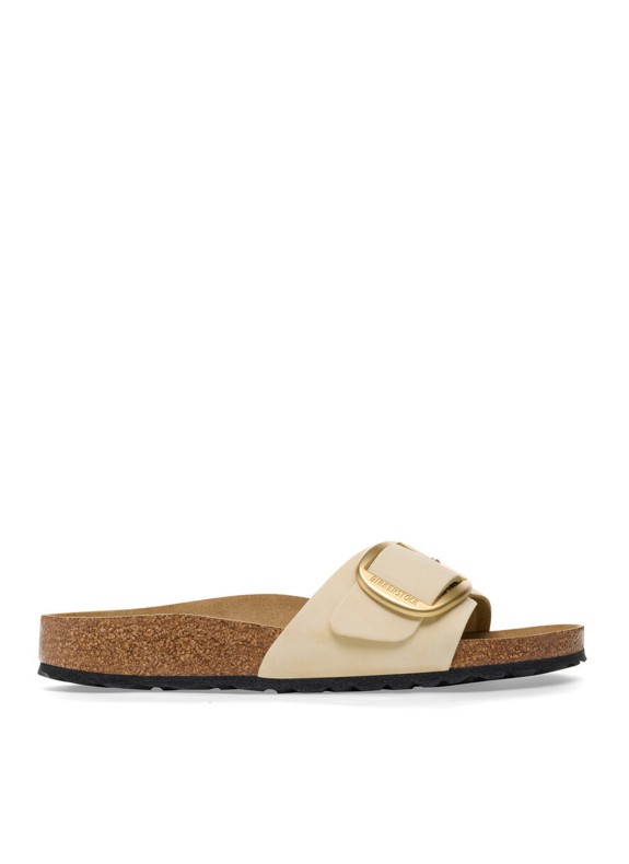 Sandales Birkenstock Madrid Big Buckle Lenb beige