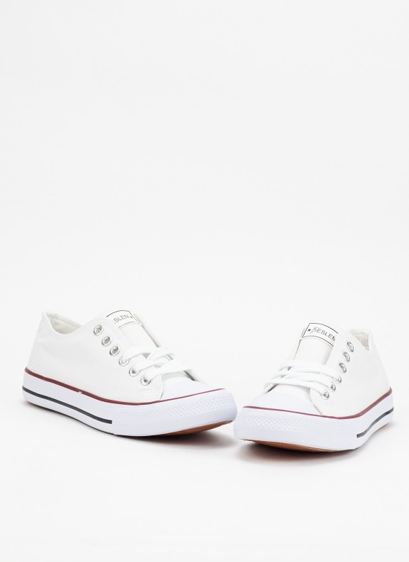 KESLEM KALZADO scarpe in bianco rosso per le donne