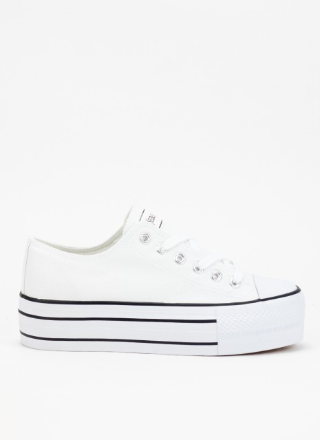 Chaussures KESLEM en blanc et noir pour femme