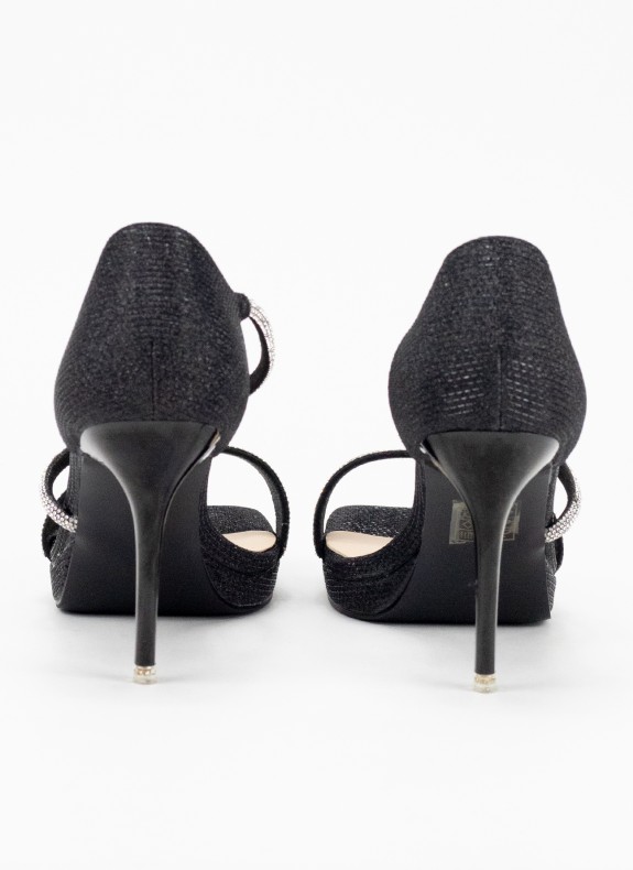 Sandalia Keslem Schwarz High Dress Up