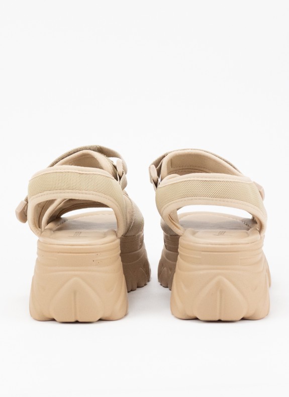 Sandalias Keslem Platform beige