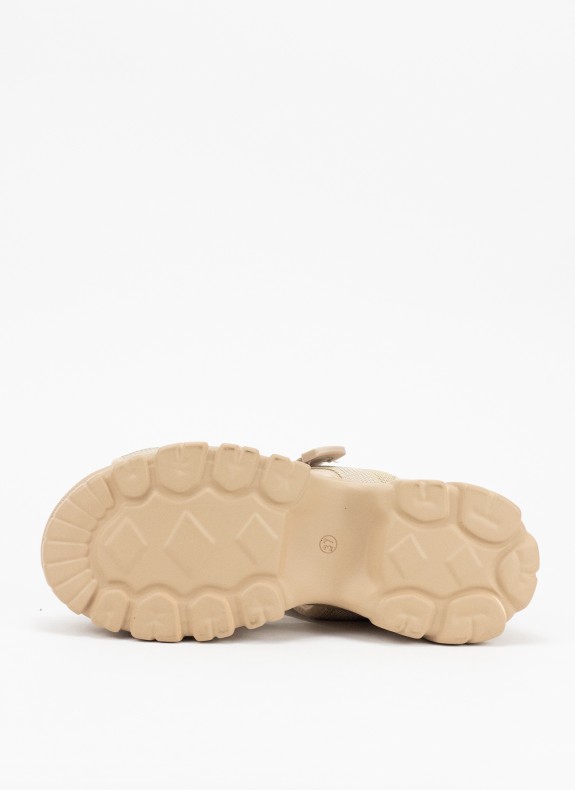 Sandales Keslem Plateforme beige
