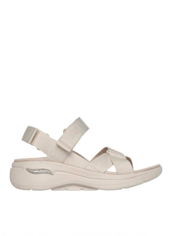 Sandalias Skechers Go Walk Arch Fit beige