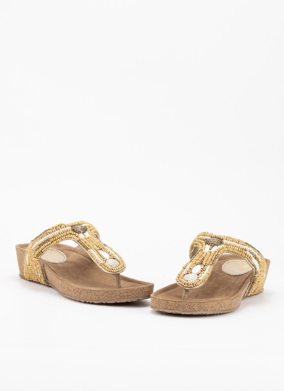 Sandalia Keslem IF6175 beige