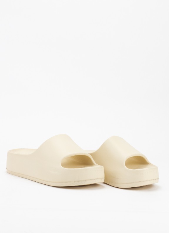 Sandale pour Femme de Couleur Beige