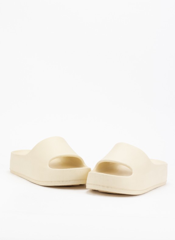 Sandale pour Femme de Couleur Beige