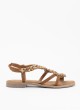 Sandale KESLEM CHAUSSURE en couleur stream tan suede pour femme