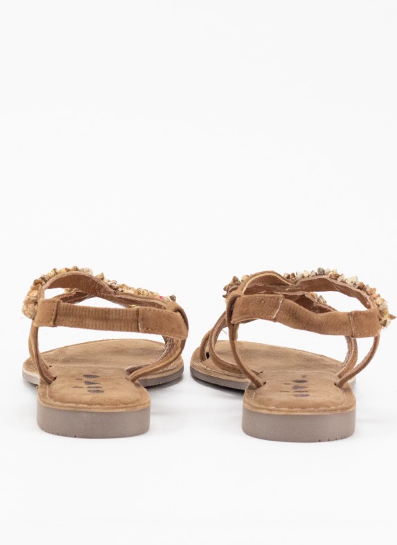 Sandale KESLEM CHAUSSURE en couleur stream tan suede pour femme