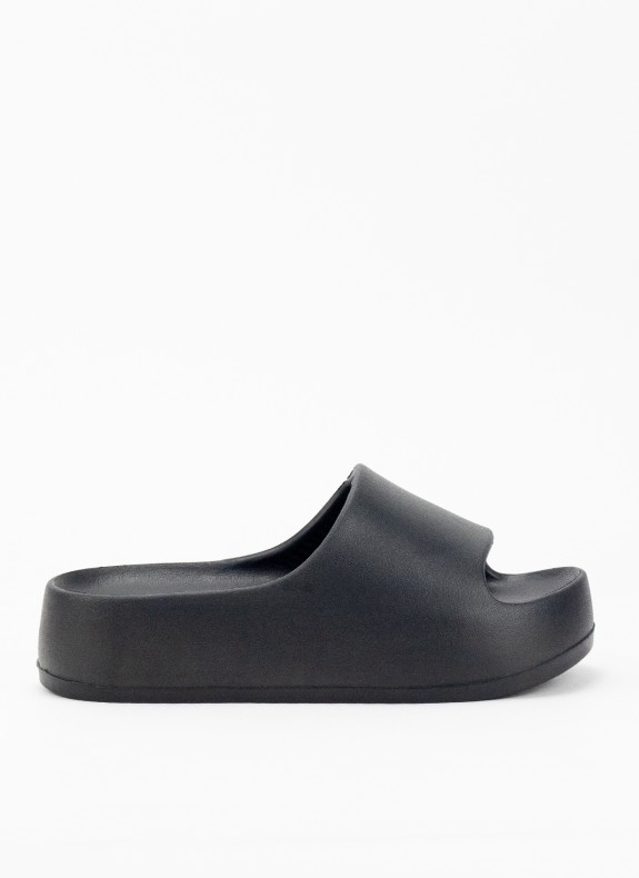 Sandale pour Femme de Couleur Noire
