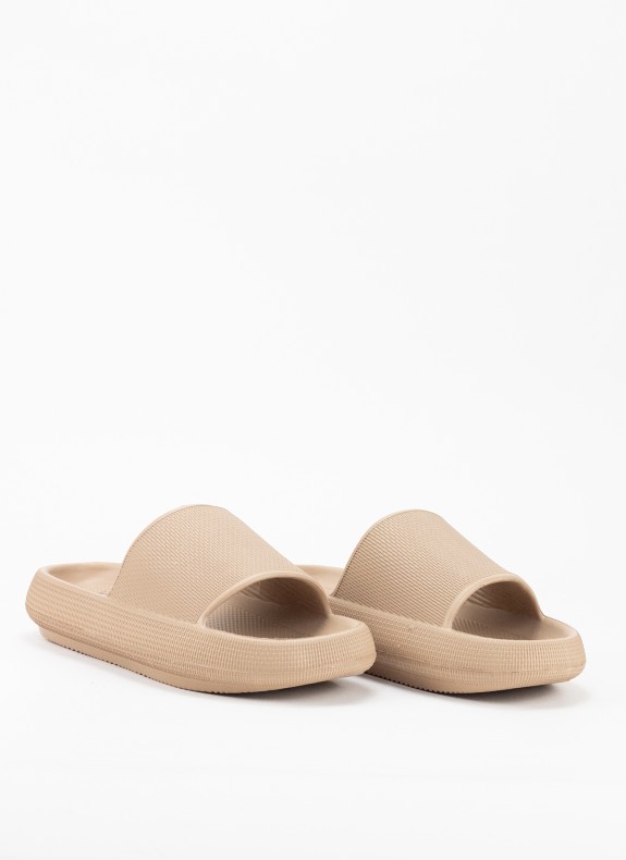 Chancla para Mujer de Color Kaki