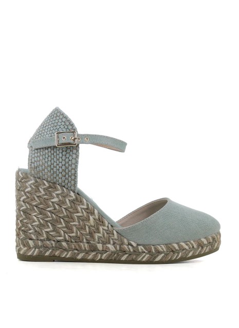 Espadrilles GAIMO couleur sauge pour femme