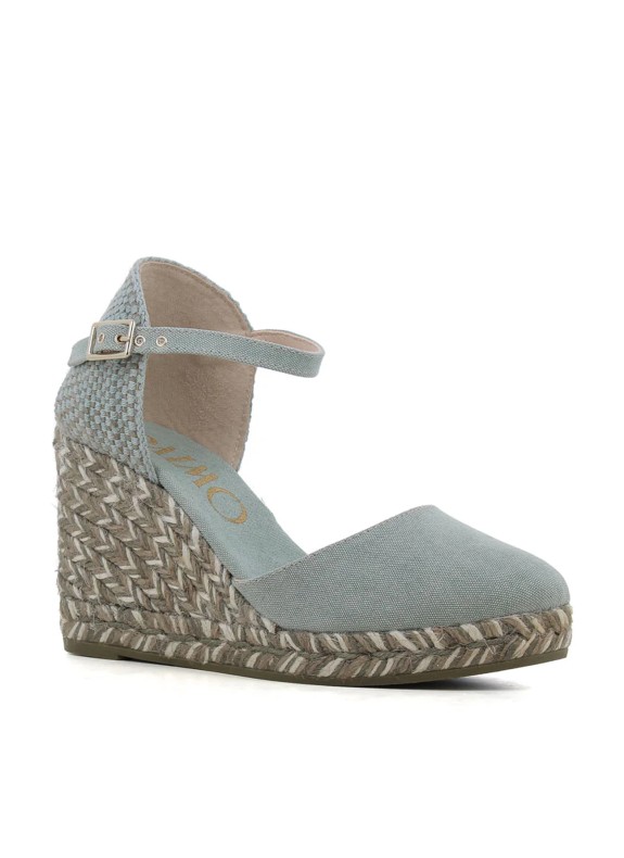 Espadrilles GAIMO couleur sauge pour femme