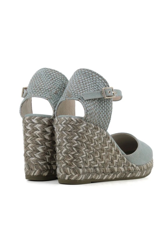 Espadrilles GAIMO couleur sauge pour femme