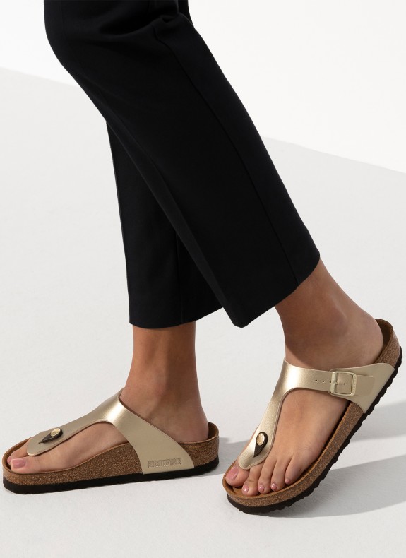 Sandalia Birkenstock Gizeh oro