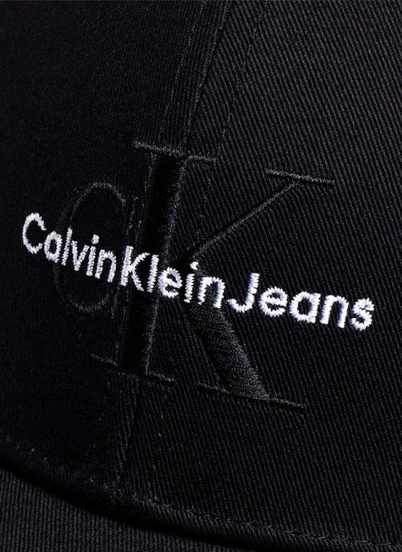 Casquette Calvin Klein Mono Logo Embro Cap noire