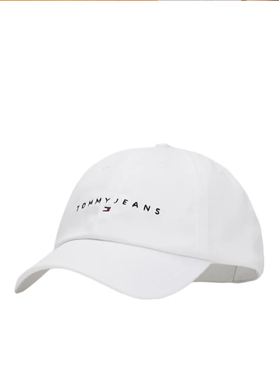 Casquette Tommy Hilfiger Tjm Linear Logo 6-Panel blanche