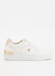 Baskets Tommy Hilfiger Lux Hardware Court Sneaker blanches