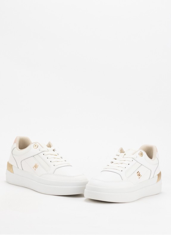 Zapatillas Tommy Hilfiger Lux Hardware Court Sneaker blanco