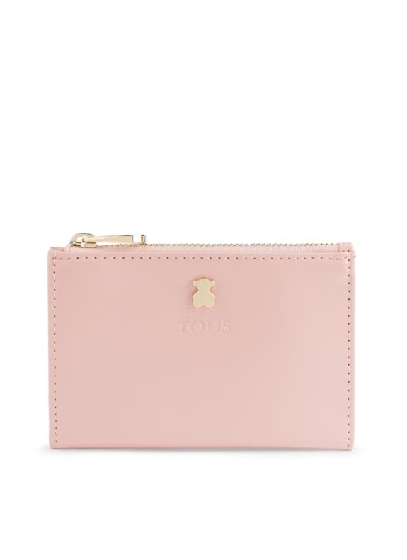 Cartera Tous Monedero-Tarjetero Dorp rosa