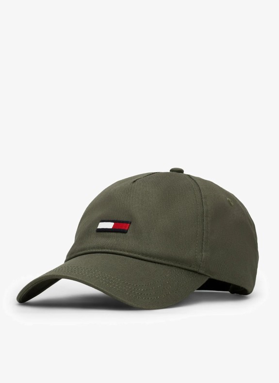 Gorra Tommy Hilfiger Tjm Elongated Flag 5 Panel Cap kaki