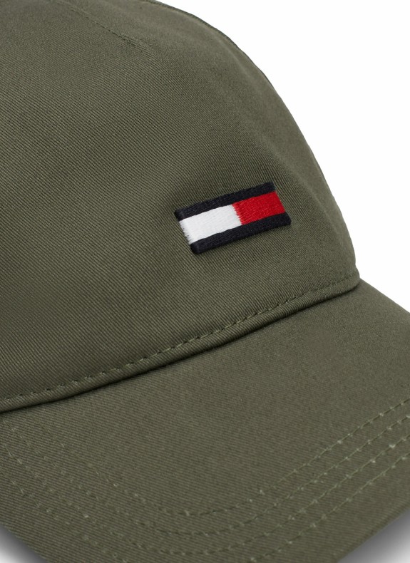 Gorra Tommy Hilfiger Tjm Elongated Flag 5 Panel Cap kaki