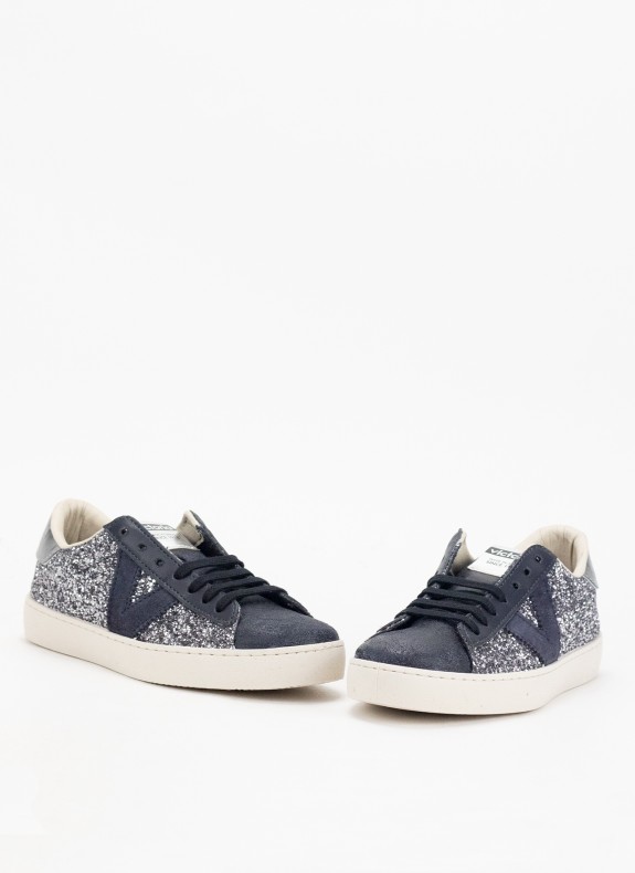 Zapatillas Victoria Berlin Glitter negro