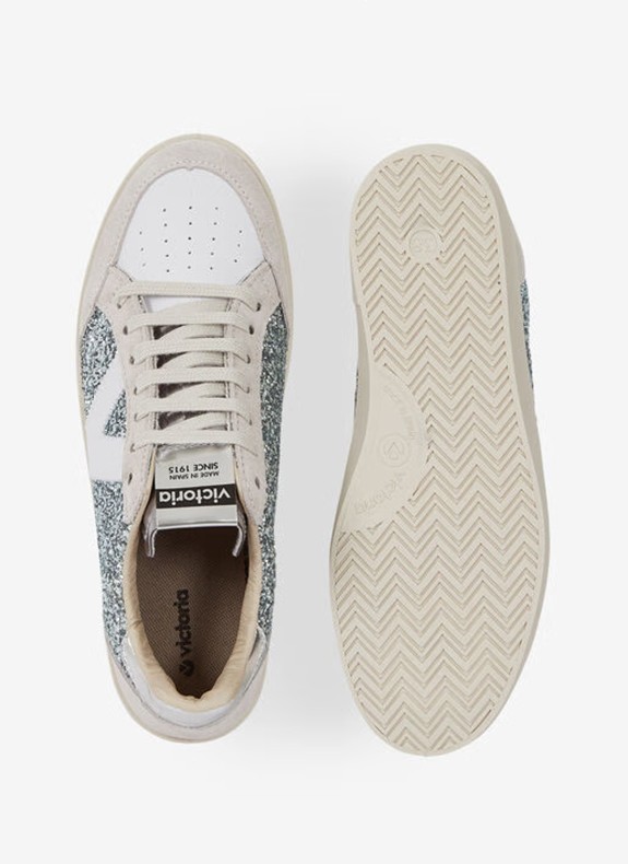 Zapatillas Victoria Berlin Glitter plata