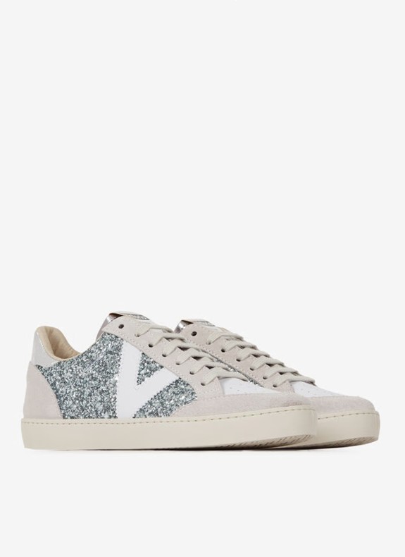 Zapatillas Victoria Berlin Glitter prata