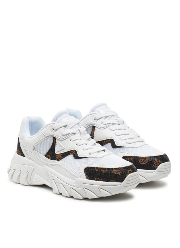 Baskets Guess Nowah blanches