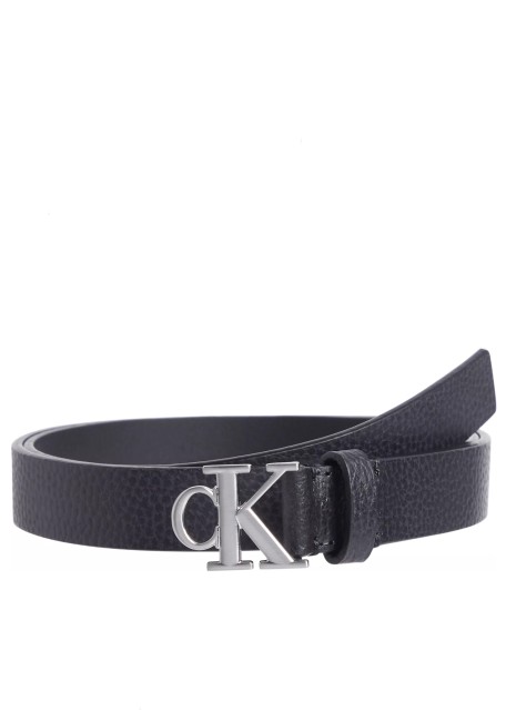 Cinturão Calvin Klein Mono Plaque Lthr Belt 25mm Pb preto
