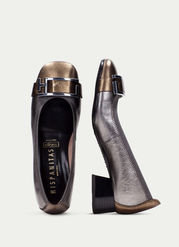 Zapatos Hispanitas Manila platino