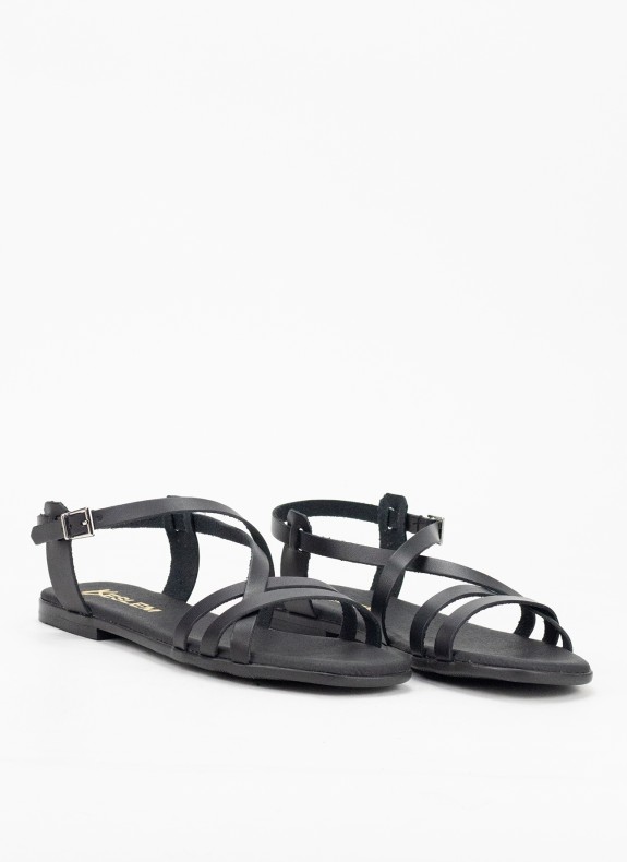 Haut Sandalen für Damen in Schwarz Farbe