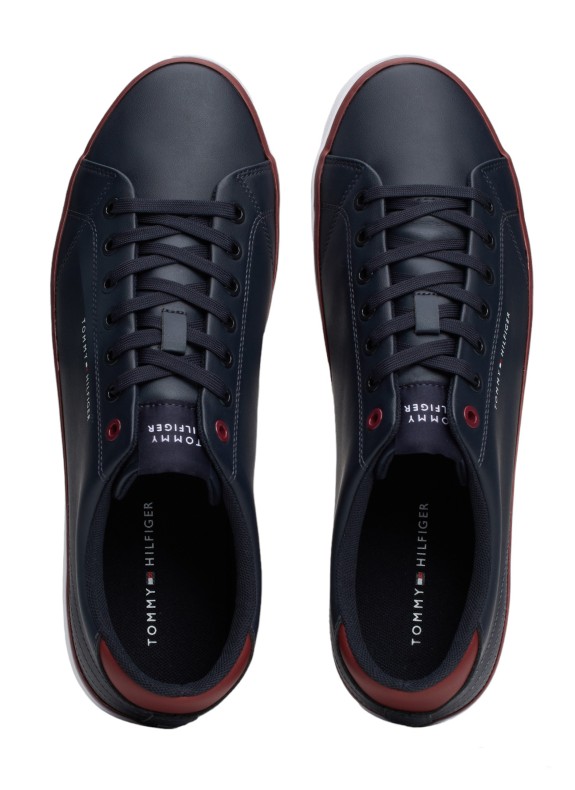 Zapatillas Tommy Hilfiger Th Hi Vulc Core Low Leather marino
