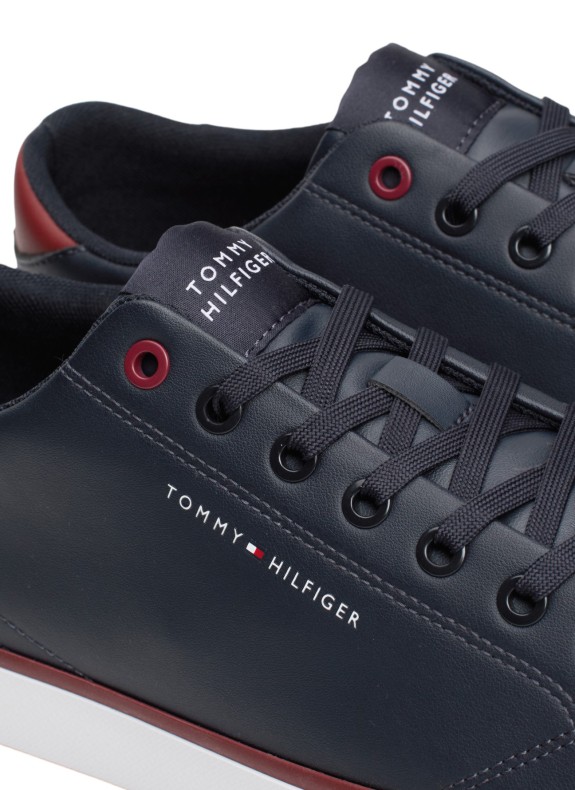 Zapatillas Tommy Hilfiger Th Hi Vulc Core Low Leather marino