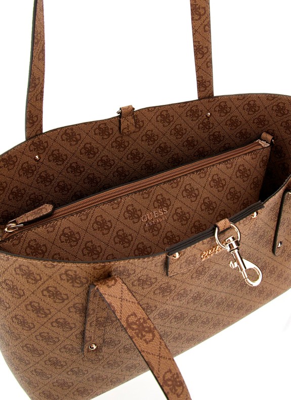 Bolso Guess Eco Brenton Tote taupe
