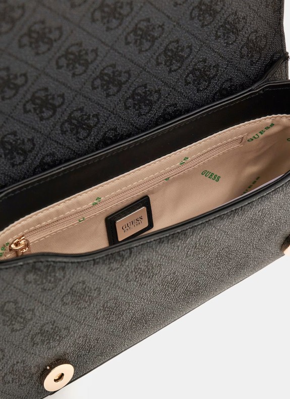 Ratet Eco Mietta Flap Dhoulder Tasche schwarz