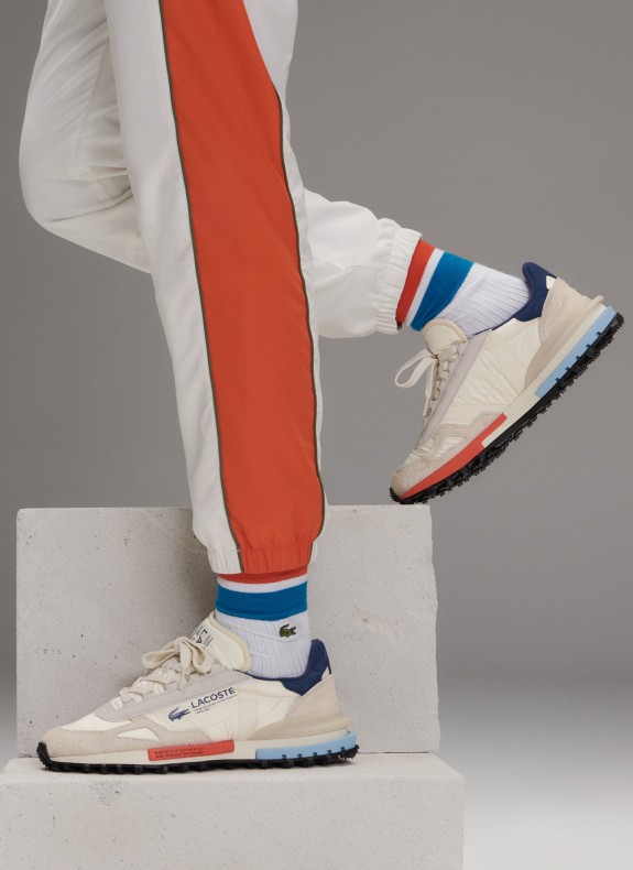 Lacoste Elite Aktive beige Pantoffeln