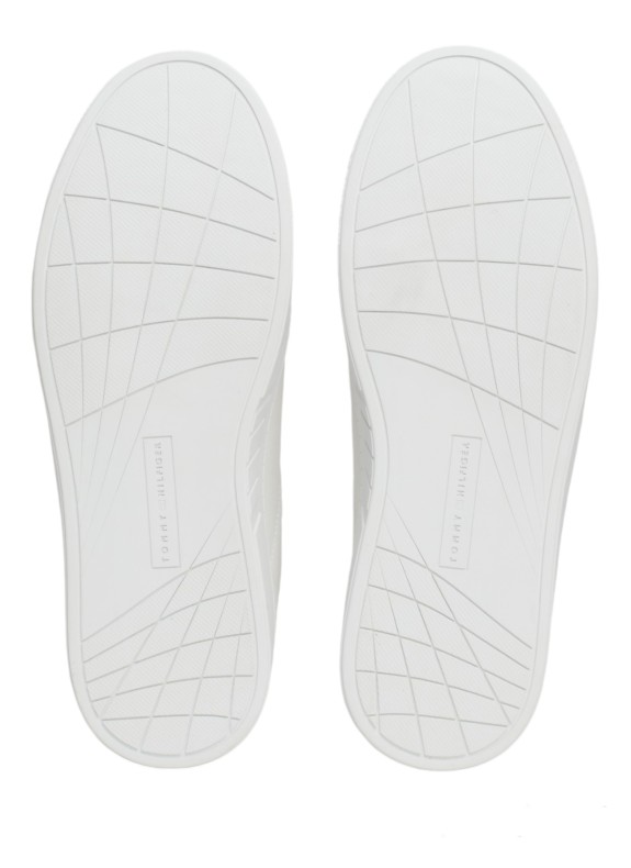 Zapatillas Tommy Hilfiger Icon Court Sneakers Stripes blanco