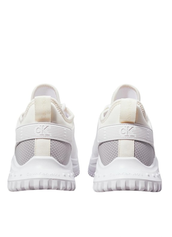 Baskets Calvin Klein Eva Runner Low Sock In Mix blanches