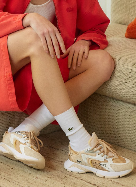 Baskets Lacoste L003 Neo beige