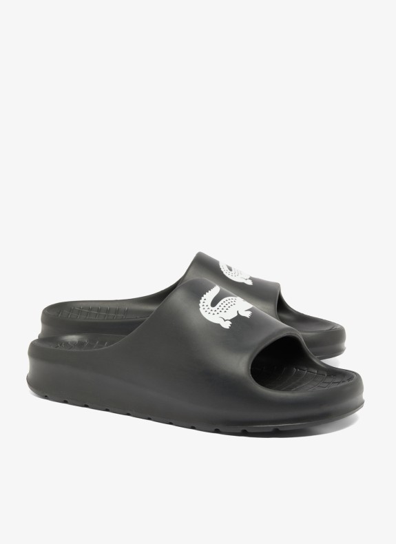 Claquettes Lacoste Serve Slide 2.0 noir