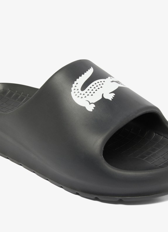 Chanclas Lacoste Serve Slide 2.0 schwarz