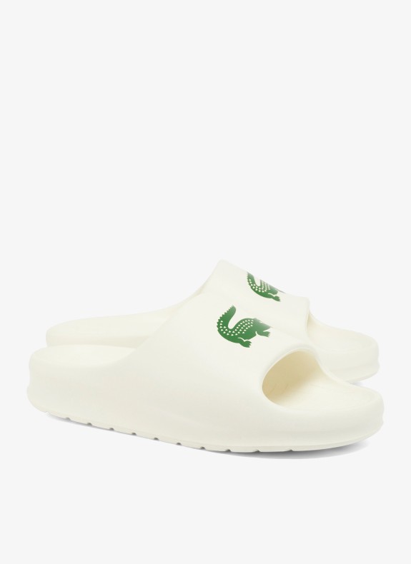 Chanclas Lacoste Serve Slide 2.0 blanco