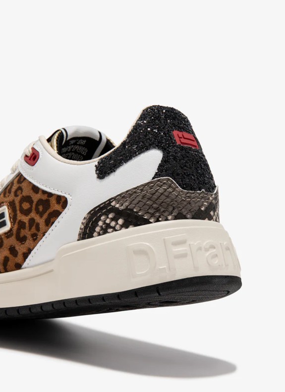 D-scarpe Franklin C V2 Tennis Leopardo di base