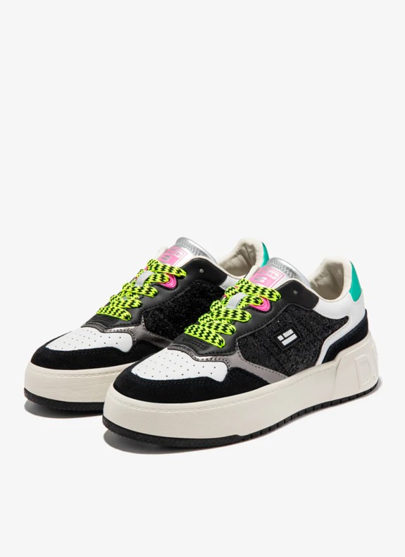 Chaussures D. Franklin Court Stich noir