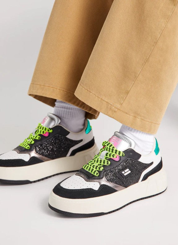 Chaussures D. Franklin Court Stich noir