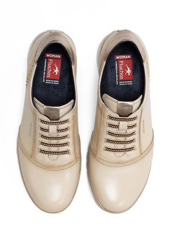 Baskets Fluchos F2096 beige