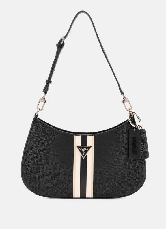 Bolso Guess Noelle Tote Top Zip Shoulder Bag negro
